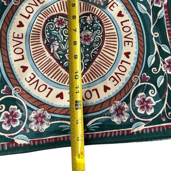 NWT Brighton Bella Tile Love Is All You Need Canvas Tote Bag Sealed - Picture 9 of 10